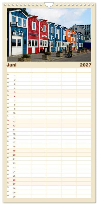 Helgoland und die Düne (CALVENDO Familienplaner 2027)