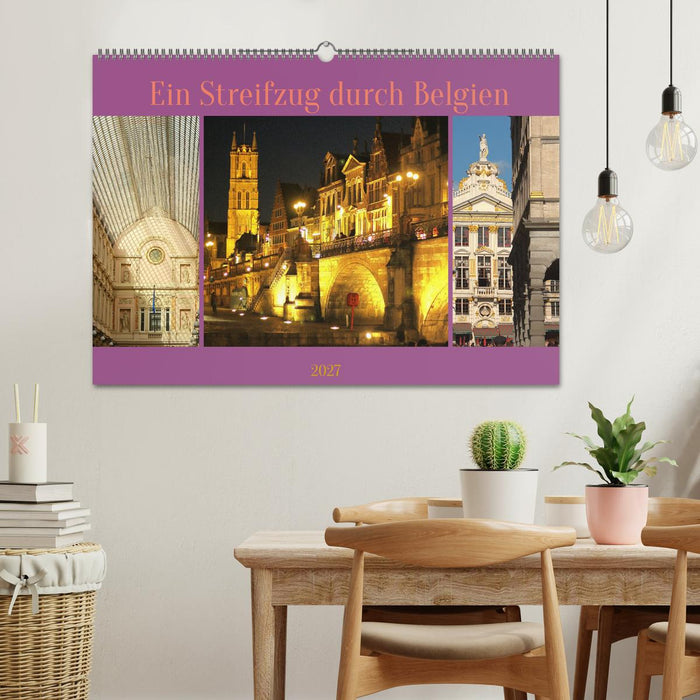 Ein Streifzug durch Belgien (CALVENDO Wandkalender 2027)