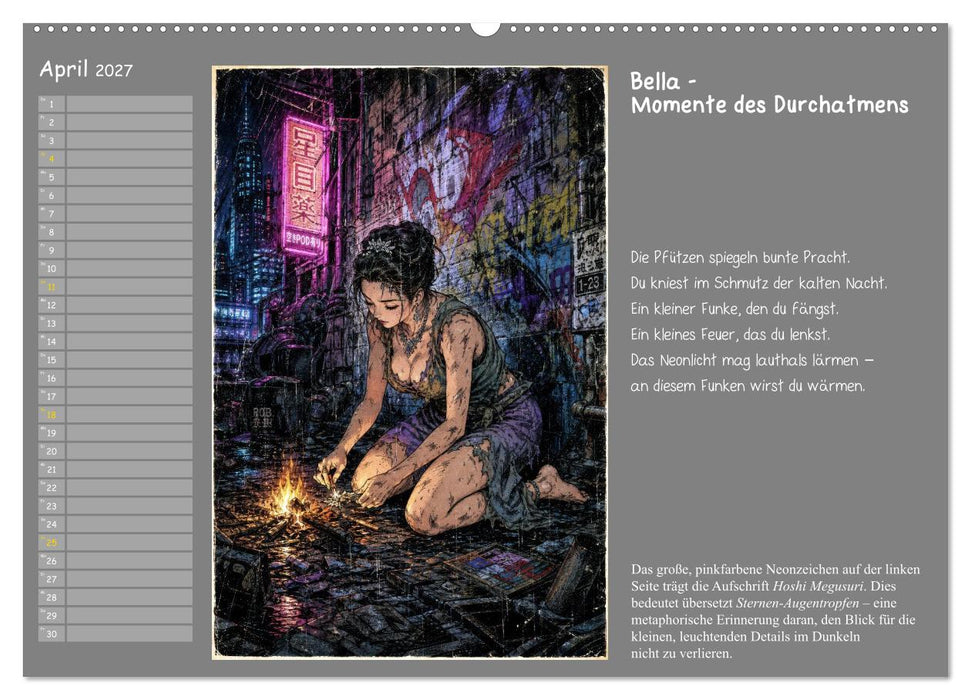 Die Blumen am Grab der Zukunft (CALVENDO Premium Wandkalender 2027)