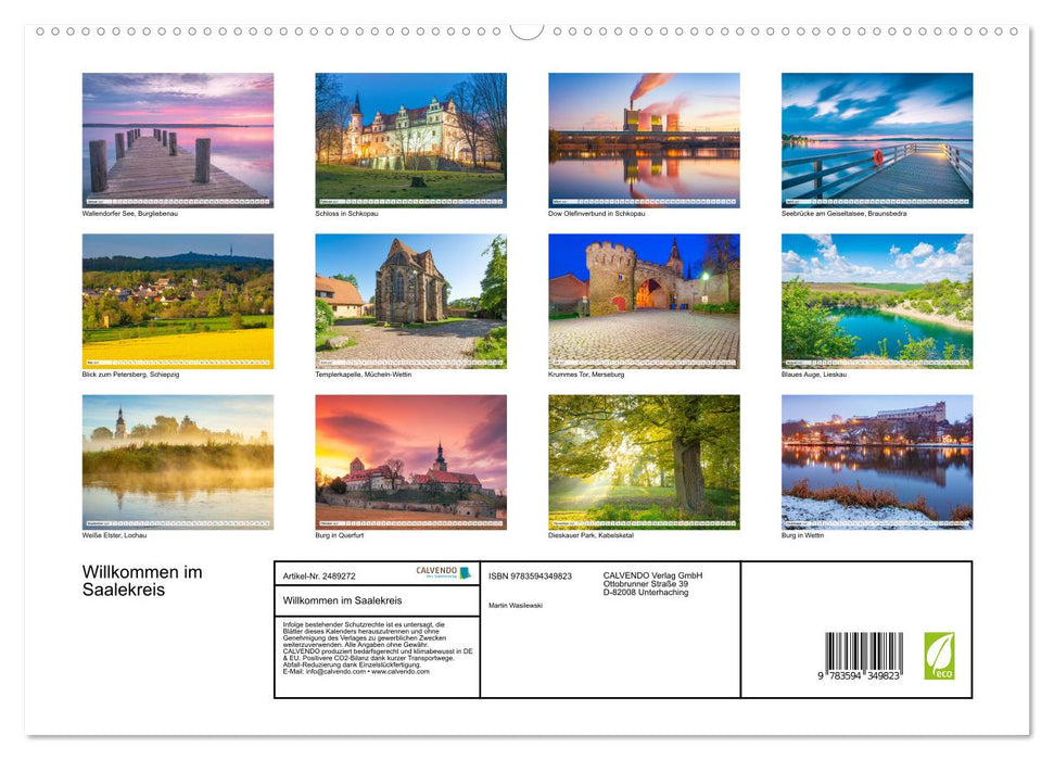 Willkommen im Saalekreis (CALVENDO Premium Wandkalender 2027)