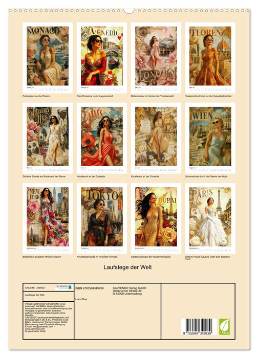 Laufstege der Welt (CALVENDO Premium Wandkalender 2027)