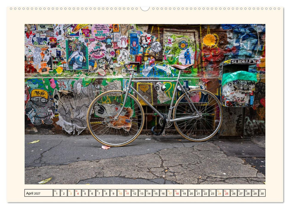 Fahrräder im Stadtbild (CALVENDO Wandkalender 2027)