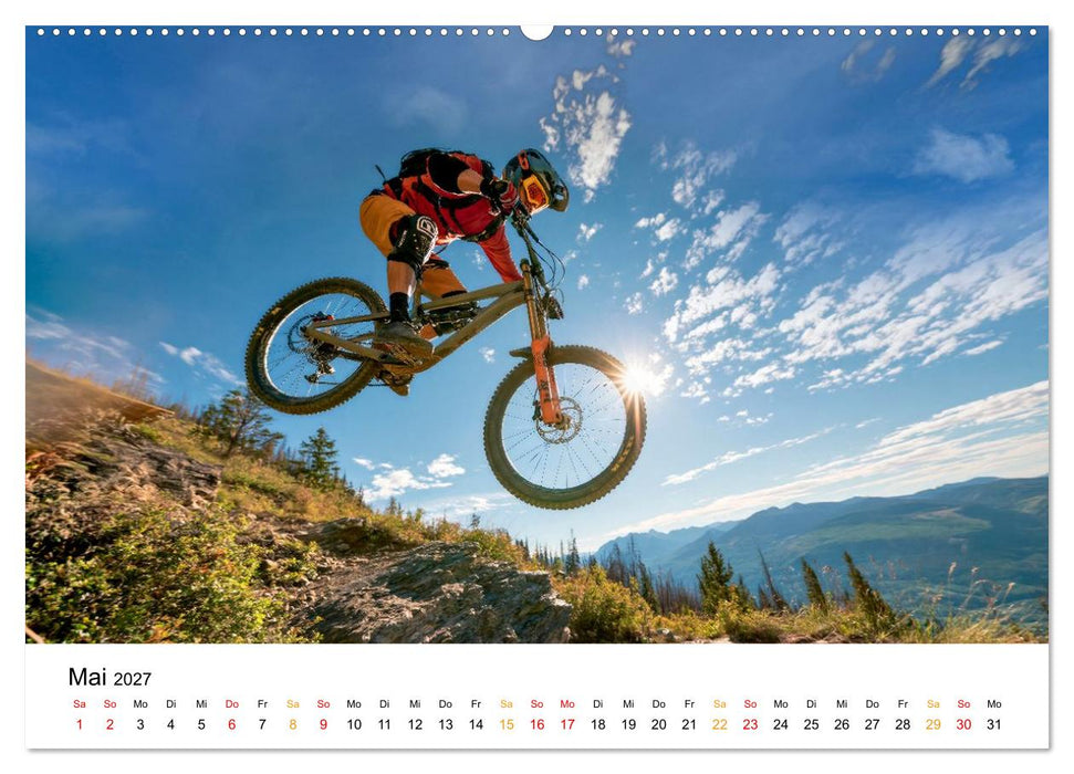 Mountainbike - Trails am Limit (CALVENDO Wandkalender 2027)