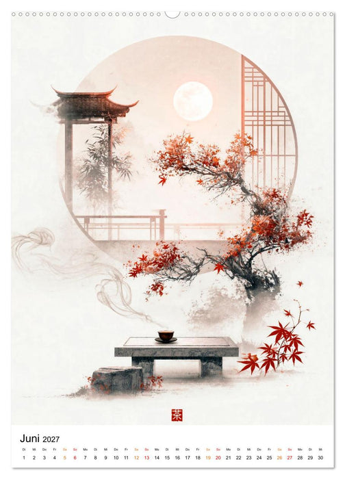 Japan ZEN - Der Atem der Natur (CALVENDO Premium Wandkalender 2027)