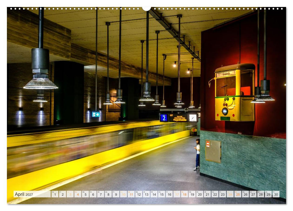 Ruhrbahn: U Linien verbinden (CALVENDO Premium Wandkalender 2027)