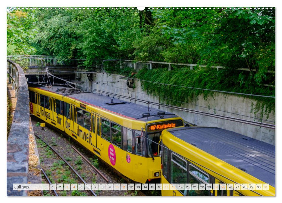 Ruhrbahn: U Linien verbinden (CALVENDO Premium Wandkalender 2027)