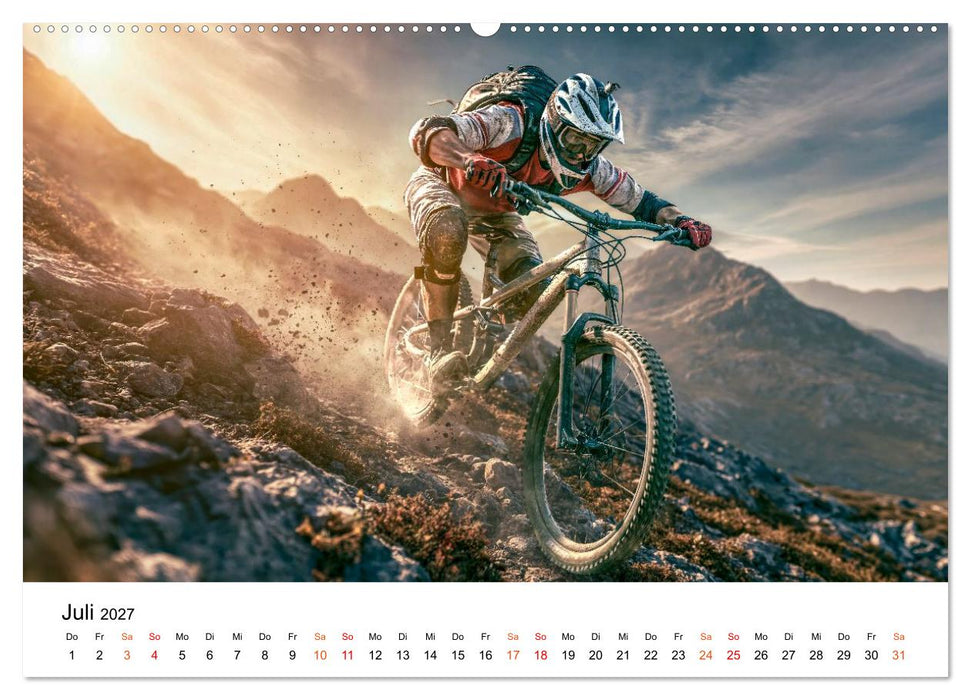 Mountainbike - Trails am Limit (CALVENDO Premium Wandkalender 2027)