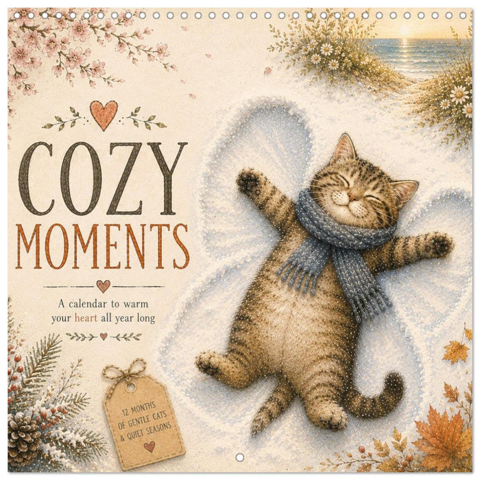 Cozy moments - A calendar to warm your heart all year long (CALVENDO Monthly Calendar 2027)
