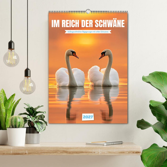 Im Reich der Schwäne (CALVENDO Wandkalender 2027)