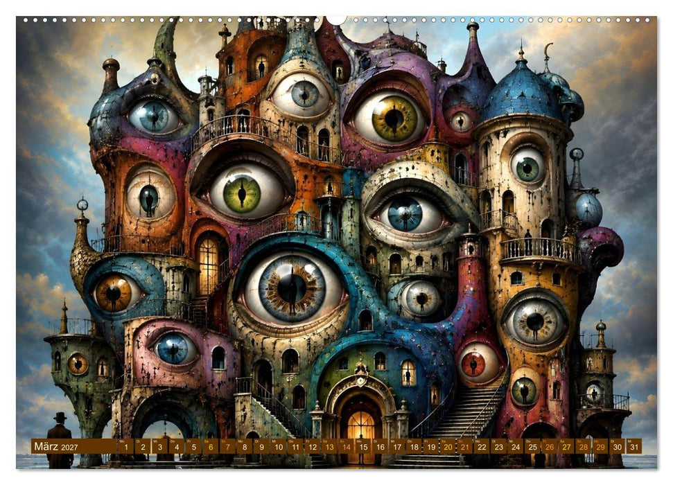 Architektur der Träume Visionen einer neuen Welt (CALVENDO Premium Wandkalender 2027)