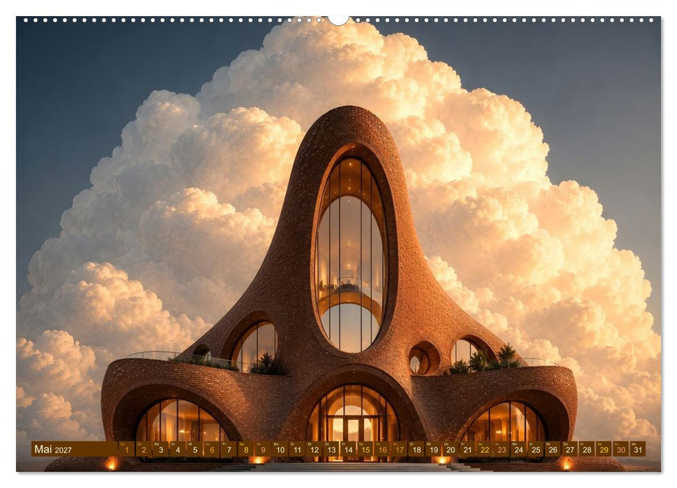 Architektur der Träume Visionen einer neuen Welt (CALVENDO Premium Wandkalender 2027)