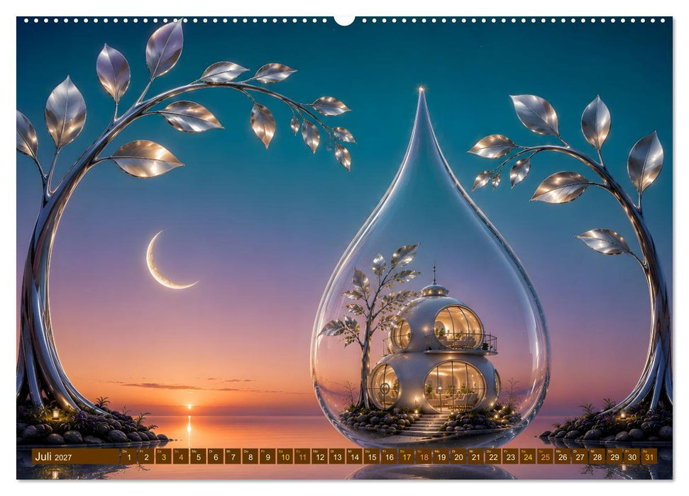 Architektur der Träume Visionen einer neuen Welt (CALVENDO Premium Wandkalender 2027)