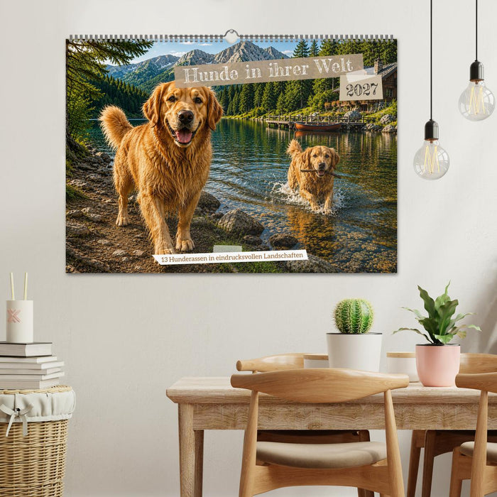Hunde in ihrer Welt (CALVENDO Wandkalender 2027)
