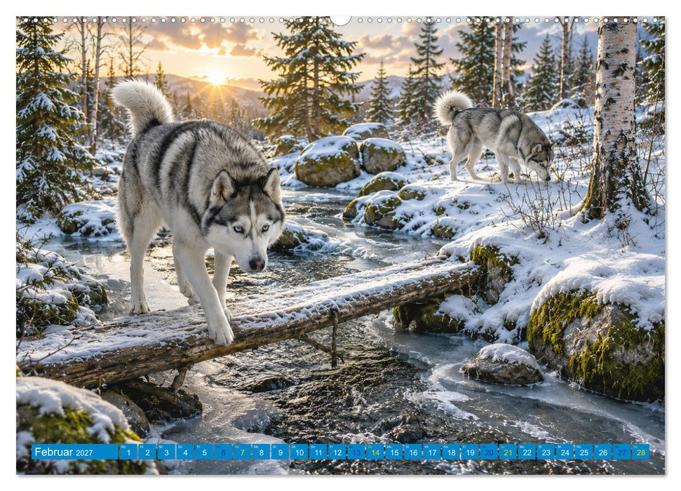 Hunde in ihrer Welt (CALVENDO Wandkalender 2027)
