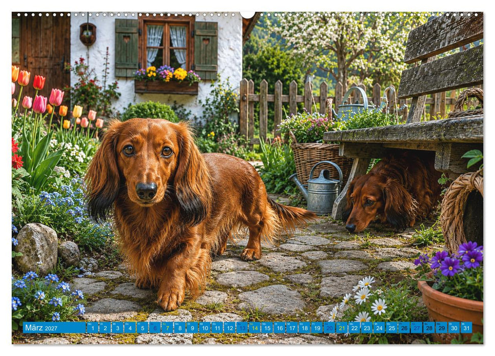 Hunde in ihrer Welt (CALVENDO Wandkalender 2027)
