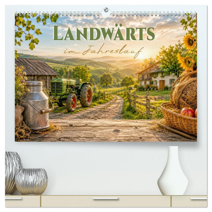 Landwärts im Jahreslauf (CALVENDO Premium Wandkalender 2027)