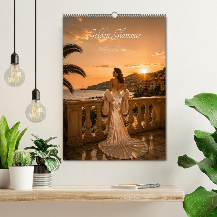 Golden Glamour Hollywood der 1950er (CALVENDO Wandkalender 2027)