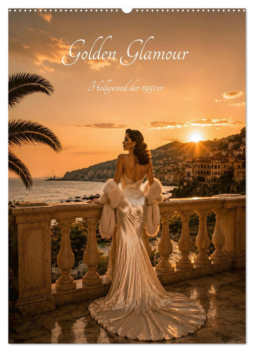 Golden Glamour Hollywood der 1950er (CALVENDO Wandkalender 2027)