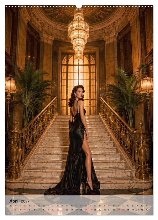 Golden Glamour Hollywood der 1950er (CALVENDO Wandkalender 2027)