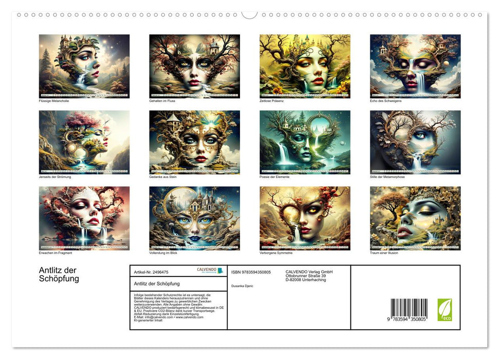 Antlitz der Schöpfung (CALVENDO Premium Wandkalender 2027)
