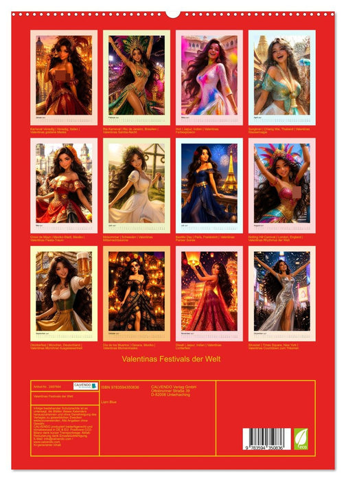 Valentinas Festivals der Welt (CALVENDO Premium Wandkalender 2027)
