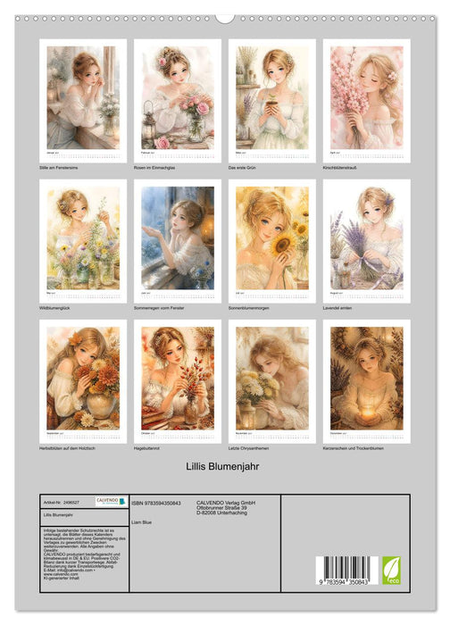 Lillis Blumenjahr (CALVENDO Premium Wandkalender 2027)