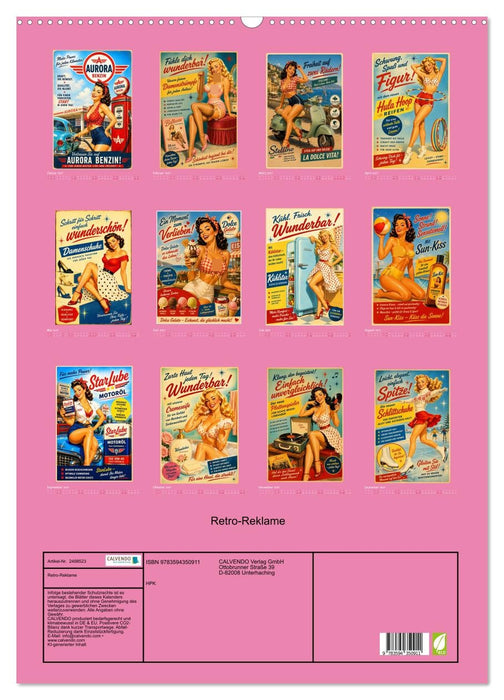 Retro-Reklame (CALVENDO Wandkalender 2027)