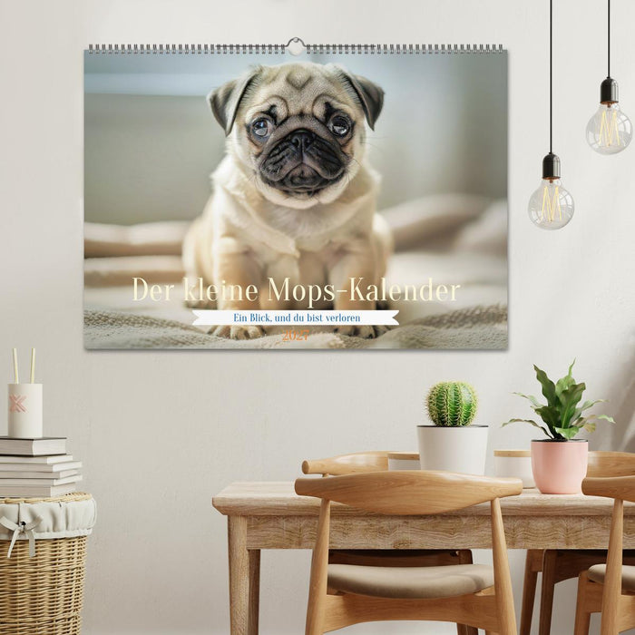 Der kleine Mops-Kalender (CALVENDO Wandkalender 2027)