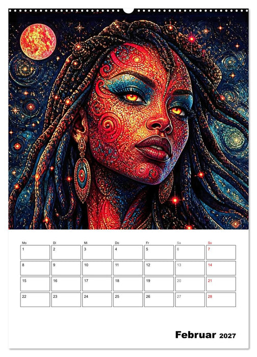 Mystische Gesichter der Unendlichkeit (CALVENDO Premium Wandkalender 2027)