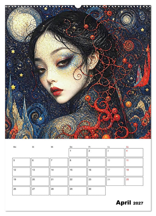 Mystische Gesichter der Unendlichkeit (CALVENDO Premium Wandkalender 2027)