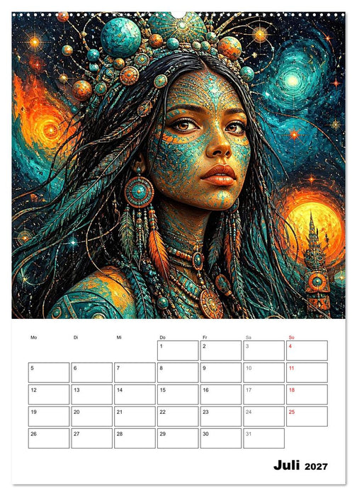 Mystische Gesichter der Unendlichkeit (CALVENDO Premium Wandkalender 2027)