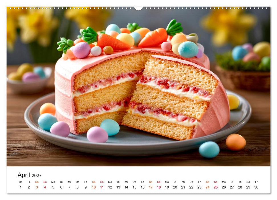 Torten - Fantastisch Fruchtig Festlich (CALVENDO Premium Wandkalender 2027)