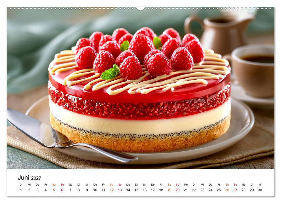 Torten - Fantastisch Fruchtig Festlich (CALVENDO Premium Wandkalender 2027)