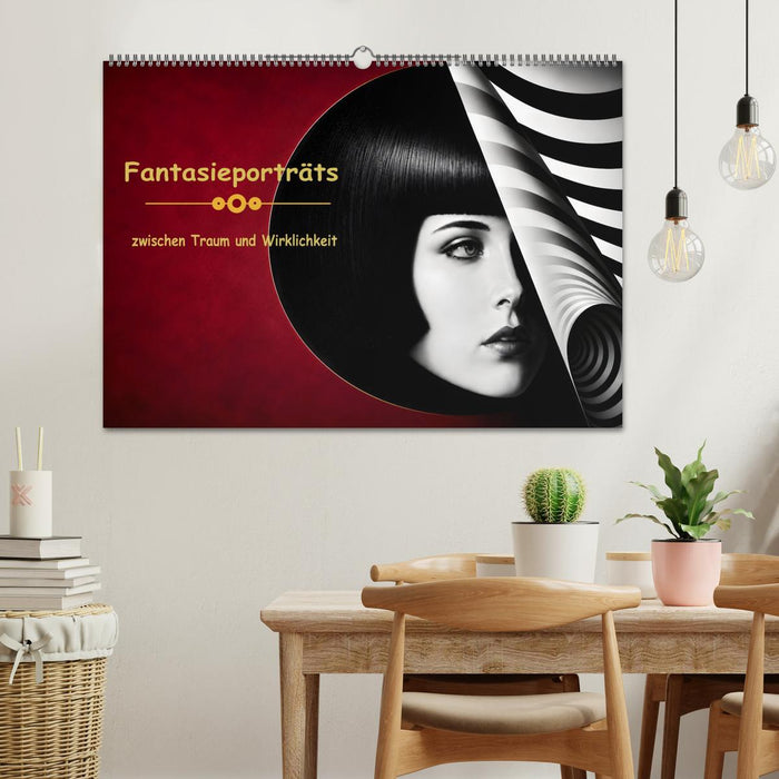 Fantasieporträts zwischen Traum und Wirklichkeit (CALVENDO Wandkalender 2027)