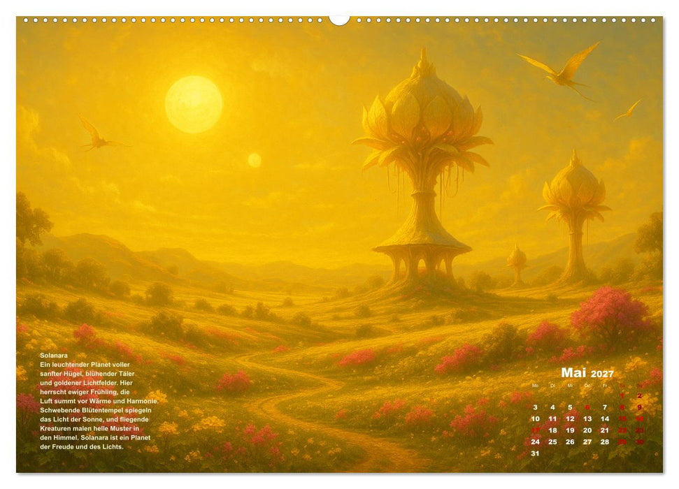Phantastische Planeten (CALVENDO Wandkalender 2027)