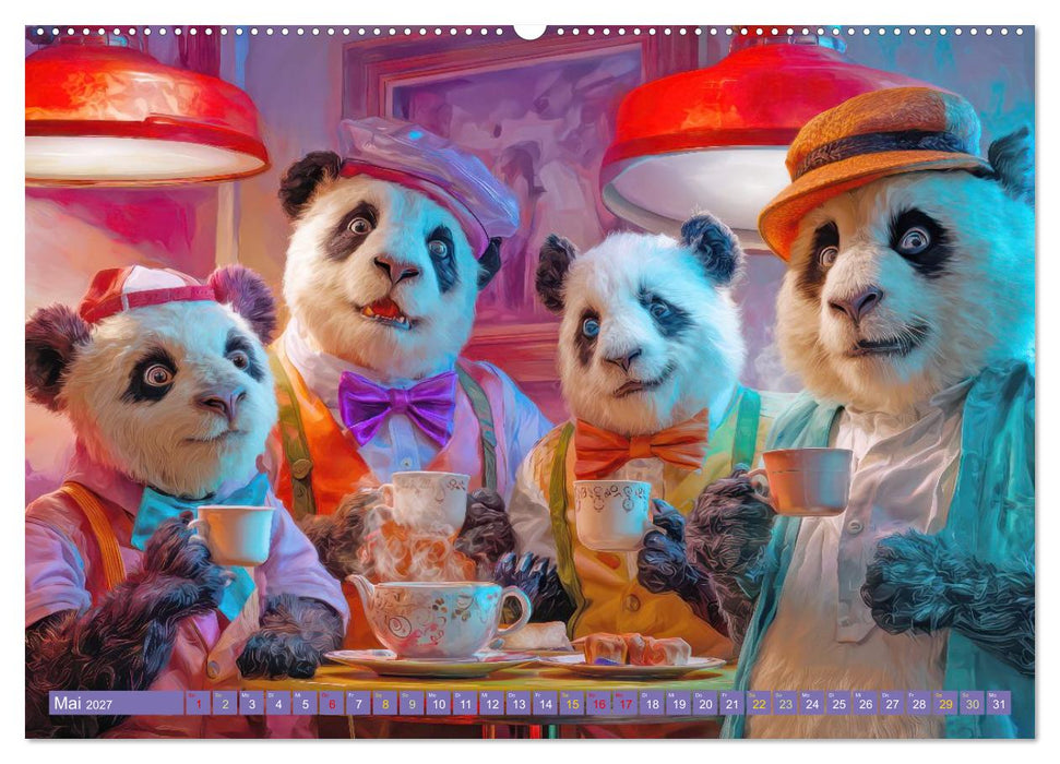 Tierische Kaffeefans - Humorwerke (CALVENDO Wandkalender 2027)