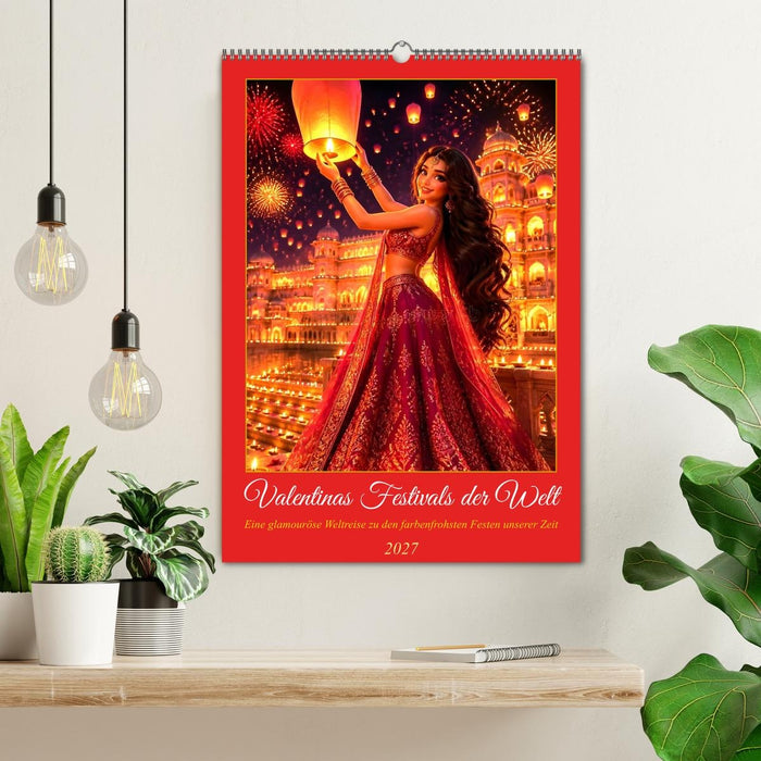 Valentinas Festivals der Welt (CALVENDO Wandkalender 2027)
