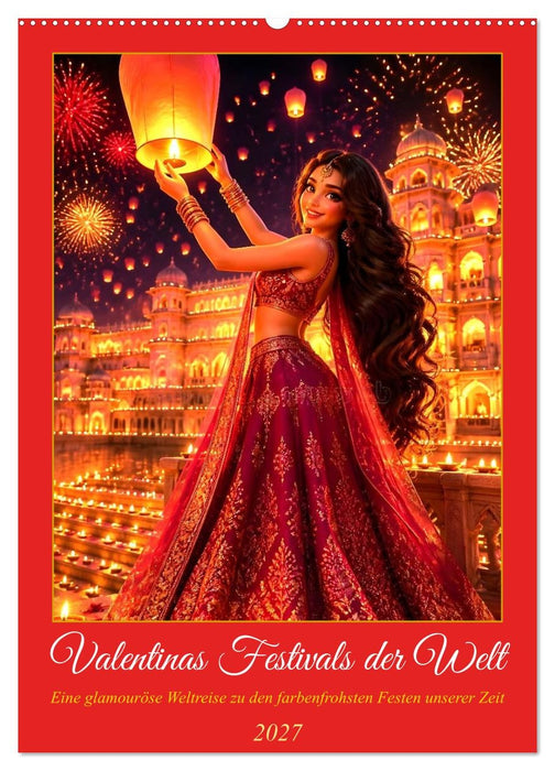 Valentinas Festivals der Welt (CALVENDO Wandkalender 2027)