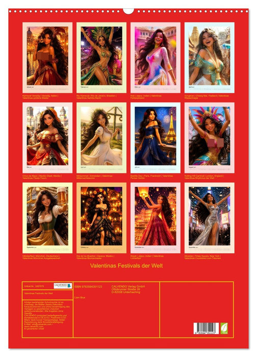 Valentinas Festivals der Welt (CALVENDO Wandkalender 2027)