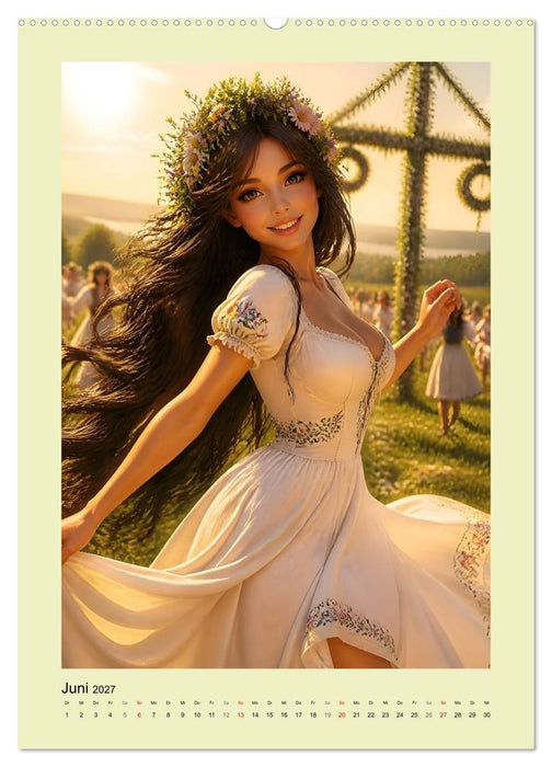 Valentinas Festivals der Welt (CALVENDO Wandkalender 2027)