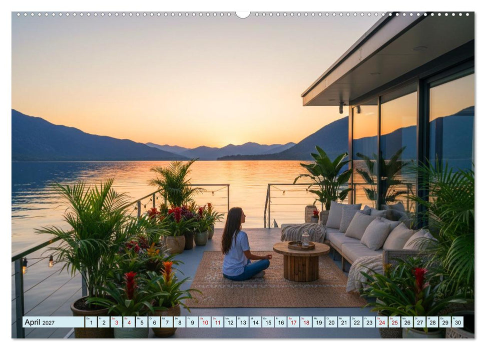 Sanft treibende Urlaubsträume (CALVENDO Premium Wandkalender 2027)