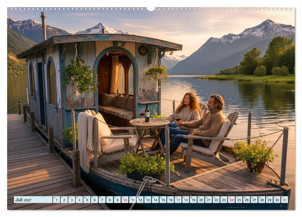 Sanft treibende Urlaubsträume (CALVENDO Premium Wandkalender 2027)