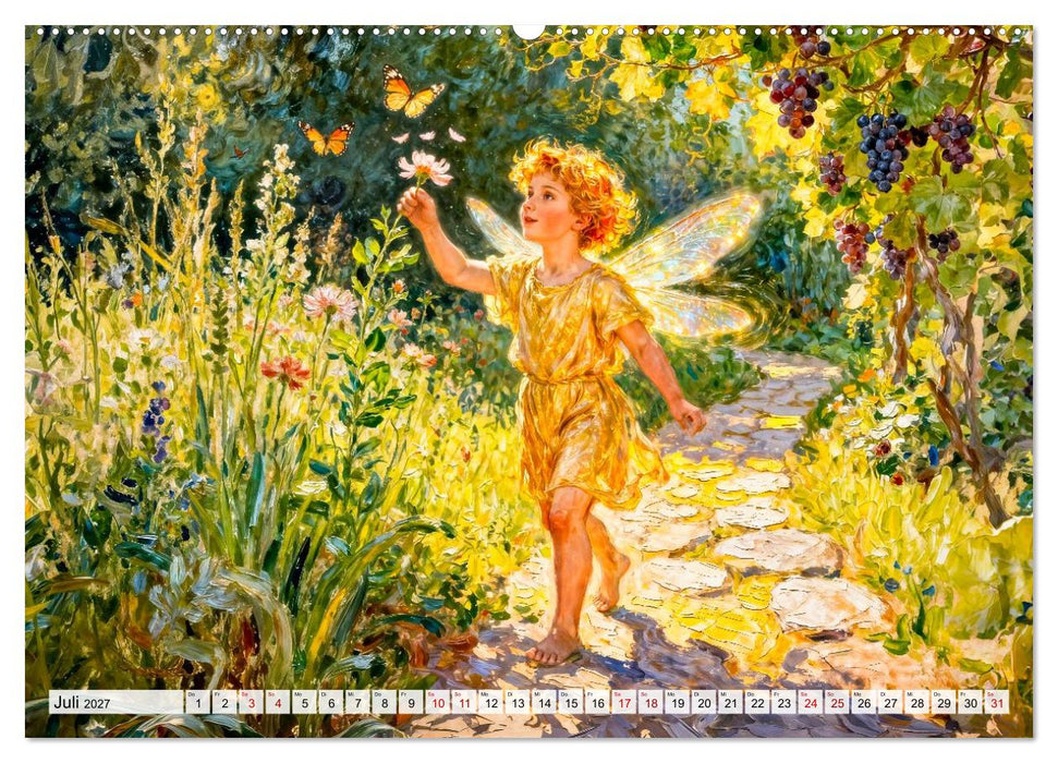 Götter des Gartens - Zeus und die Kräfte der Natur (CALVENDO Premium Wandkalender 2027)