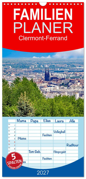 Clermont-Ferrand (CALVENDO Familienplaner 2027)