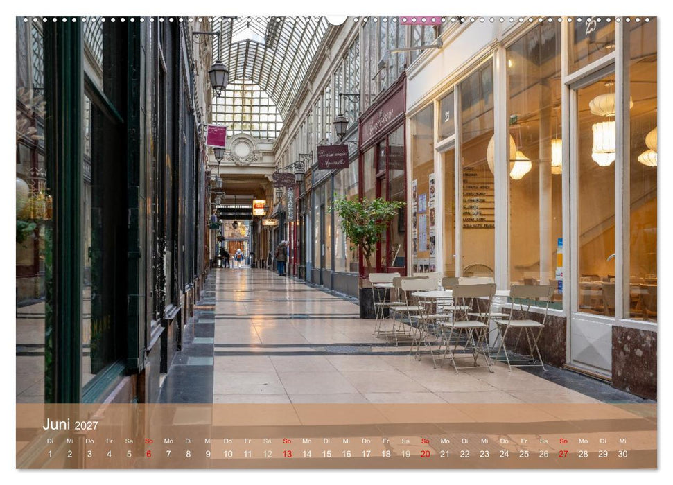 Verborgene Passagen von Paris (CALVENDO Wandkalender 2027)