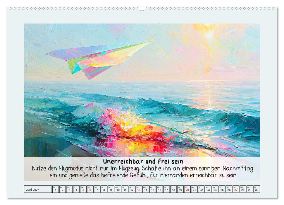 Offline Magic. Dein Guide für gesunde Digital-Wellness (CALVENDO Premium Wandkalender 2027)
