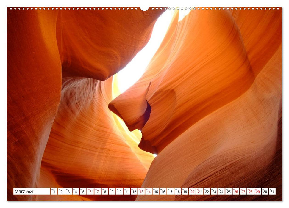 Naturwunder und Nationalparks der amerikanischen Westküste (CALVENDO Wandkalender 2027)