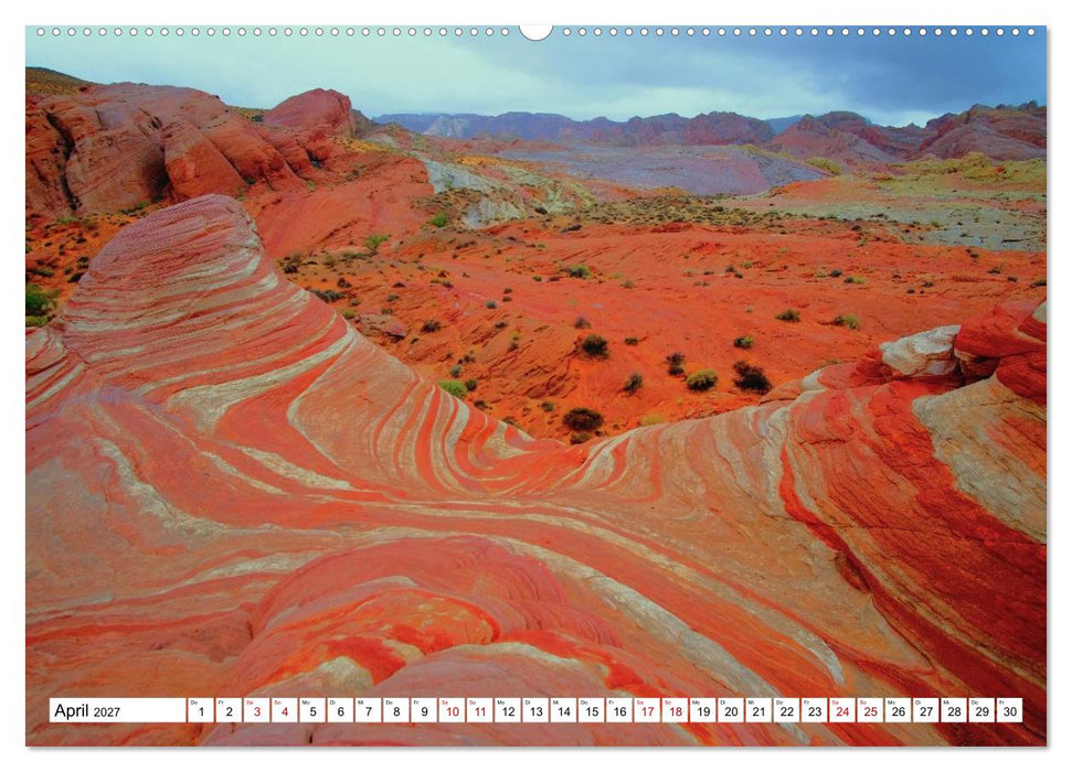 Naturwunder und Nationalparks der amerikanischen Westküste (CALVENDO Wandkalender 2027)