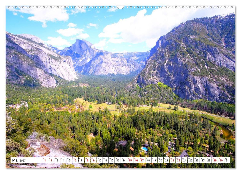 Naturwunder und Nationalparks der amerikanischen Westküste (CALVENDO Wandkalender 2027)