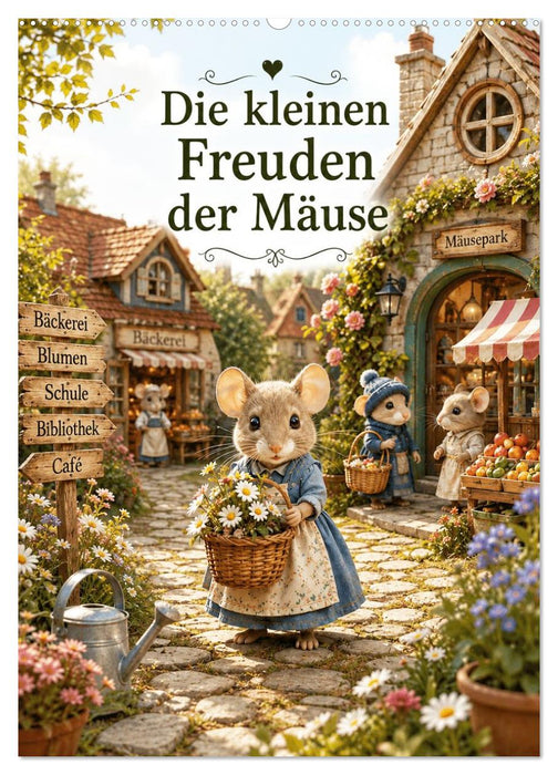 Die kleinen Freuden der Mäuse (CALVENDO Wandkalender 2027)
